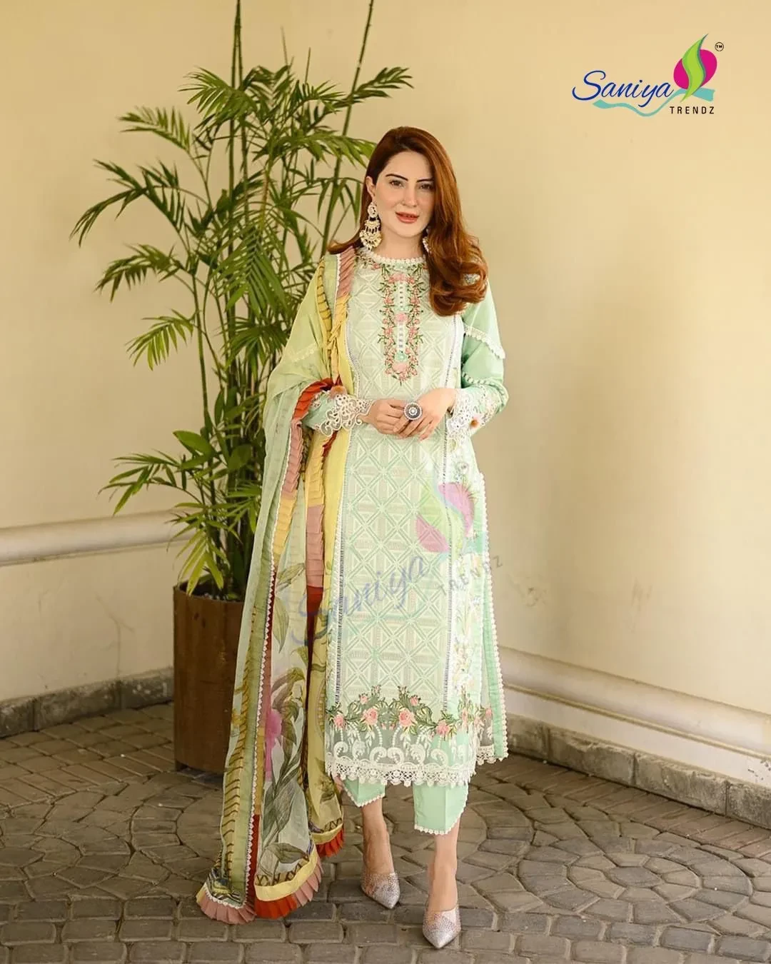 Ashtha-Mushq Chikankari Vol-09-Cotton Designer Pakistani Suit Catalog